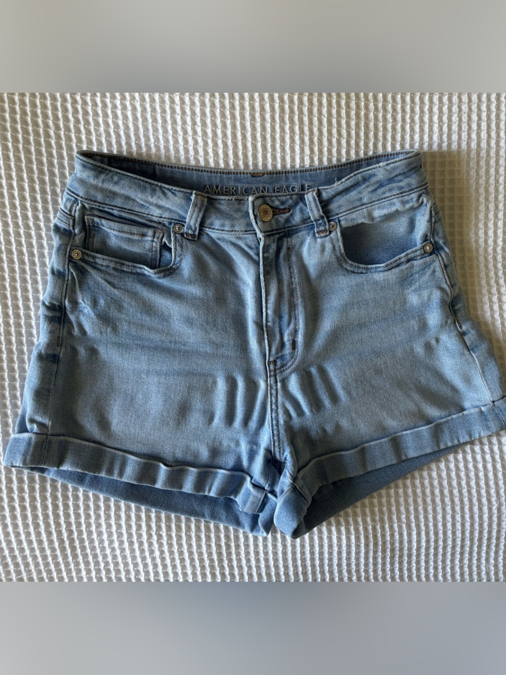 American Eagle Stretch Denim Mom Short